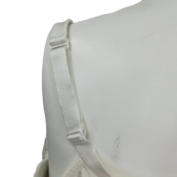 Cacique Smooth Lightly Lined Full Coverage Underwire Bra Size 44D White - Picture 9 of 12